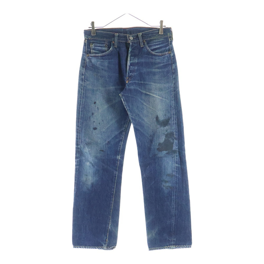 Levi's リーバイス 60s VINTAGE 501 BIGE最終 66移行期 ボタン裏6/E混在 レインボーステッチ 並行ステッチ デニムパンツ インディゴ Levi's(リーバイス) 60s VINTAGE 501 BIGE最終 66移行期 ボタン裏6/E