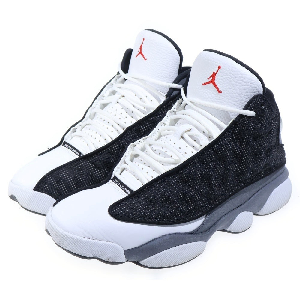 NIKE(ナイキ) AIR JORDAN 13 RETRO BLACK FLINT エアジョーダン13 レトロ ブラック フリント US9.5/27.5cm ホワイト/ブラック DJ5982-060