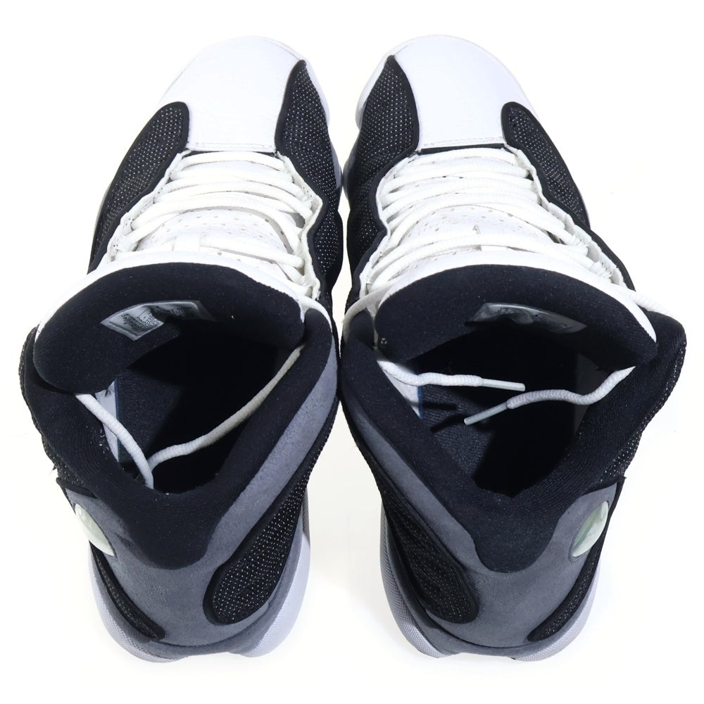 NIKE(ナイキ) AIR JORDAN 13 RETRO BLACK FLINT エアジョーダン13 レトロ ブラック フリント US9.5/27.5cm ホワイト/ブラック DJ5982-060