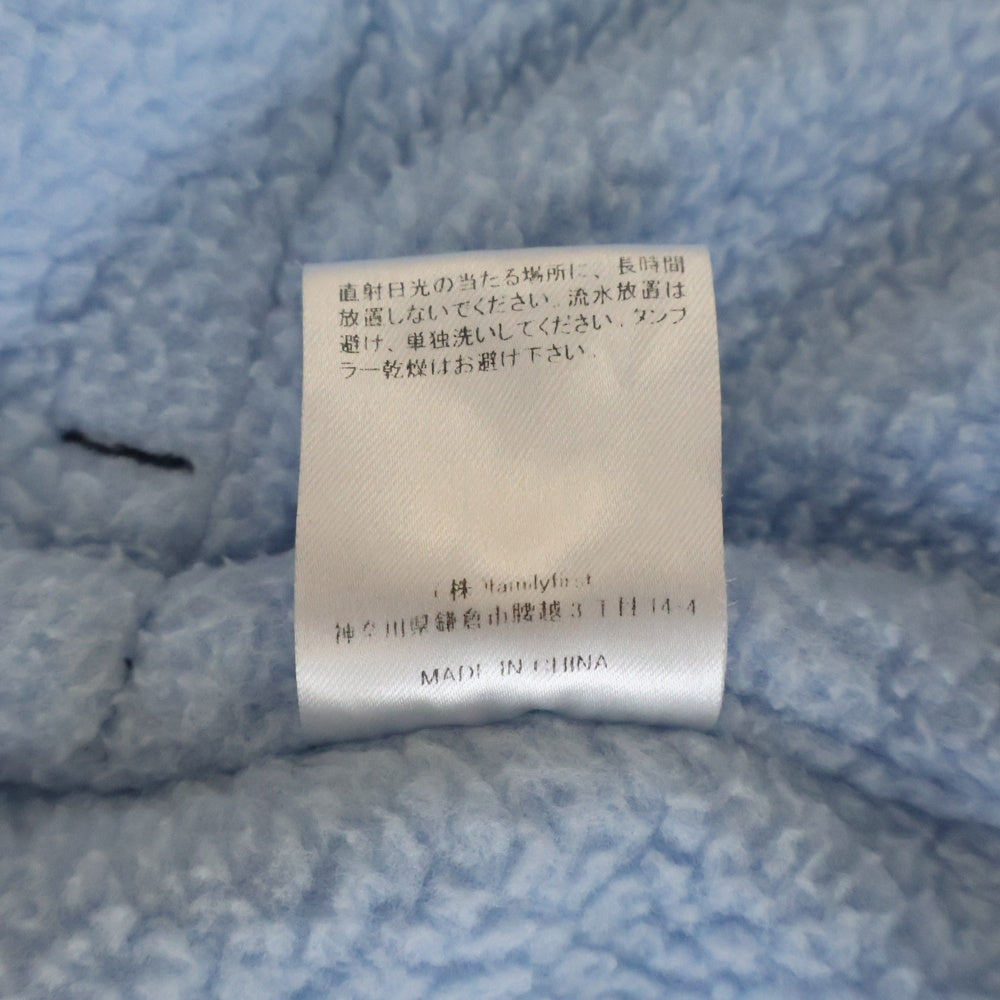 BoTT(ボット) Front logo fleece track jacket with brushed lining フロントロゴ フリース トラック ジャケット 裏起毛 ブルー