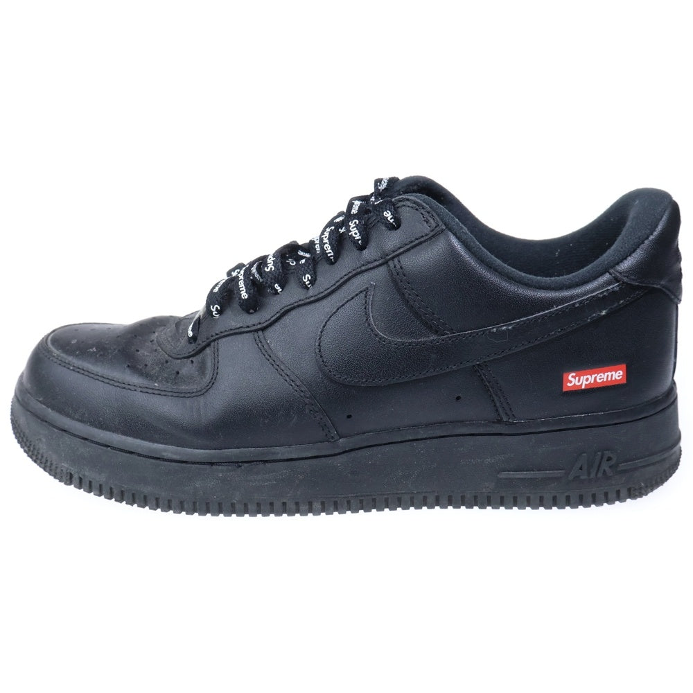 NIKE(ナイキ) ×SUPREME AIR FORCE 1 LOW CU9225-001 エアフォースワンロー ローカットスニーカー US9.5/27.5cm ブラック