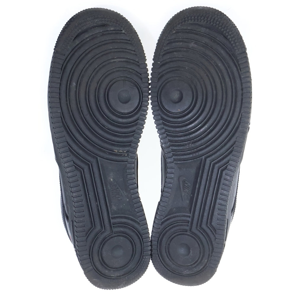 NIKE(ナイキ) ×SUPREME AIR FORCE 1 LOW CU9225-001 エアフォースワンロー ローカットスニーカー US9.5/27.5cm ブラック