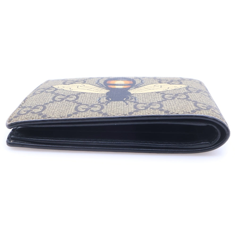 GUCCI(グッチ) GG Supreme Canvas Bi-fold Wallet GGスプリーム キャンバス 2つ折り財布 451268