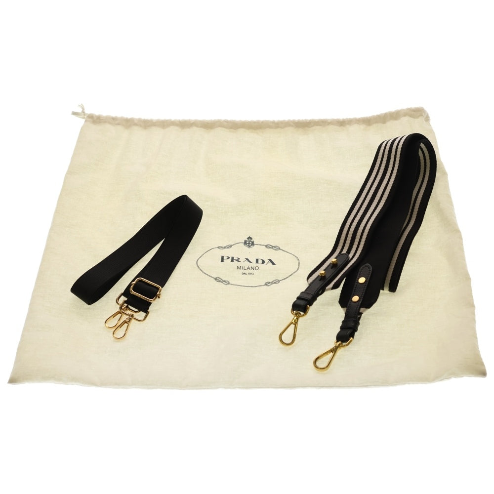 PRADA(プラダ) CANAPA カナパ ハンドバッグ 2WAYショルダーバッグ ブラック レディース