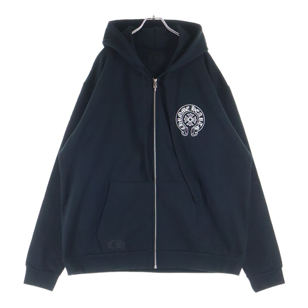 CHROME HEARTS(クロムハーツ) Las Vegas Exclusive Horseshoe Print Dagger Zip Zip-Up Sweatshirt Hoodie ジップアップスウェットパーカー
