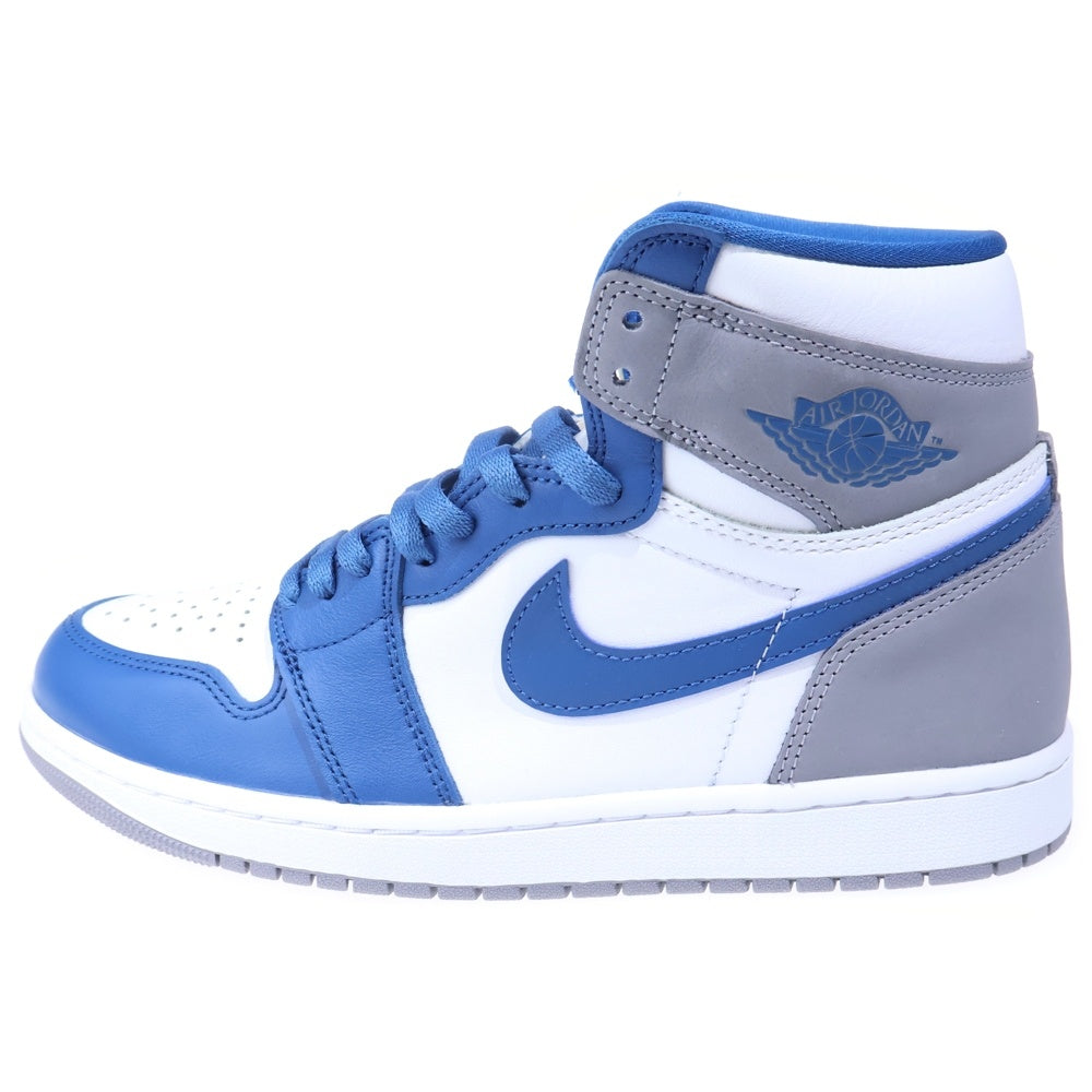 NIKE(ナイキ) AIR JORDAN1 RETRO HIGH OG DZ5485-410 エアジョーダン1 トゥルーブルー ハイカットスニーカー ブルー/グレー US10/28cm