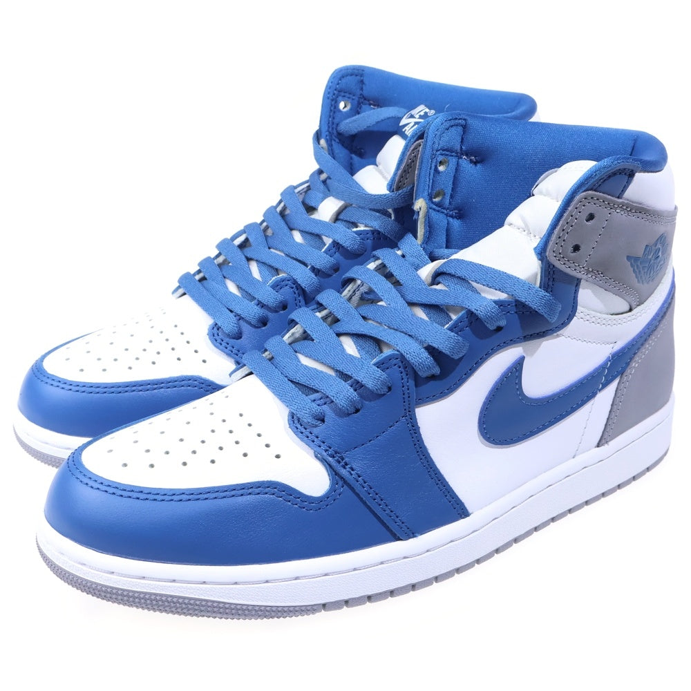 NIKE(ナイキ) AIR JORDAN1 RETRO HIGH OG DZ5485-410 エアジョーダン1 トゥルーブルー ハイカットスニーカー ブルー/グレー US10/28cm