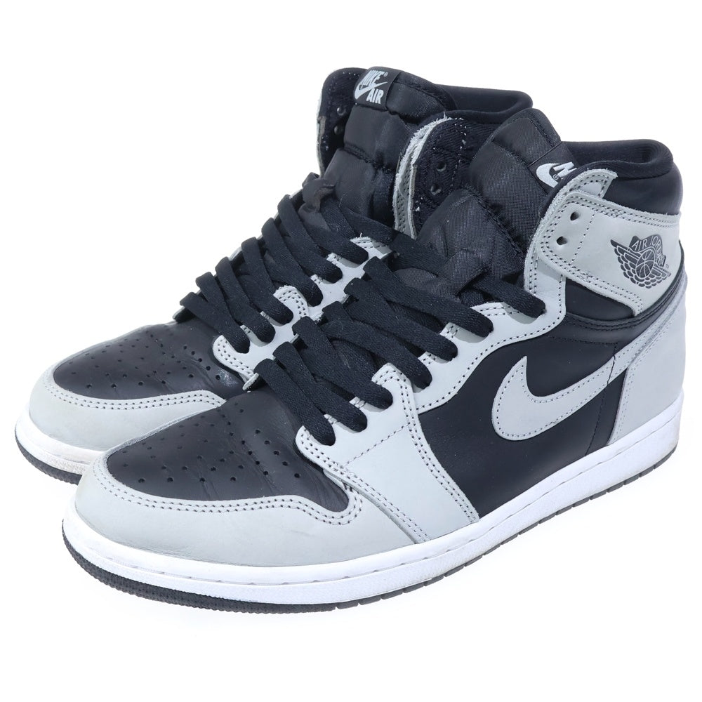 NIKE(ナイキ) AIR JORDAN 1 RETRO HIGH OG SHADOW 2.0 555088-035 エアジョーダン1 シャドウ 2.0 ハイカットスニーカー グレー/ブラック US10/28cm