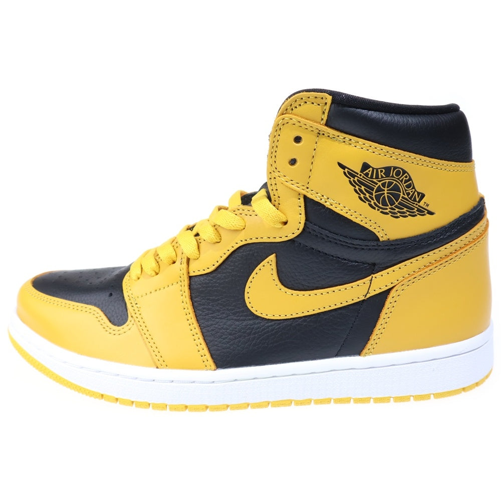 NIKE(ナイキ) AIR JORDAN 1 RETRO HIGH OG Pollen 555088-701 エアジョーダン 1 パラン ハイカットスニーカー ブラック/イエロー US10/28cm