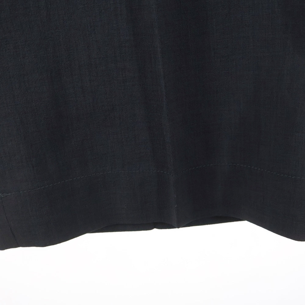 YOKO SAKAMOTO(ヨーコサカモト) Two-pleat zip-up tapered slacks 2タック ジップアップ テーパードスラックスパンツ グレー YS-25SS-38