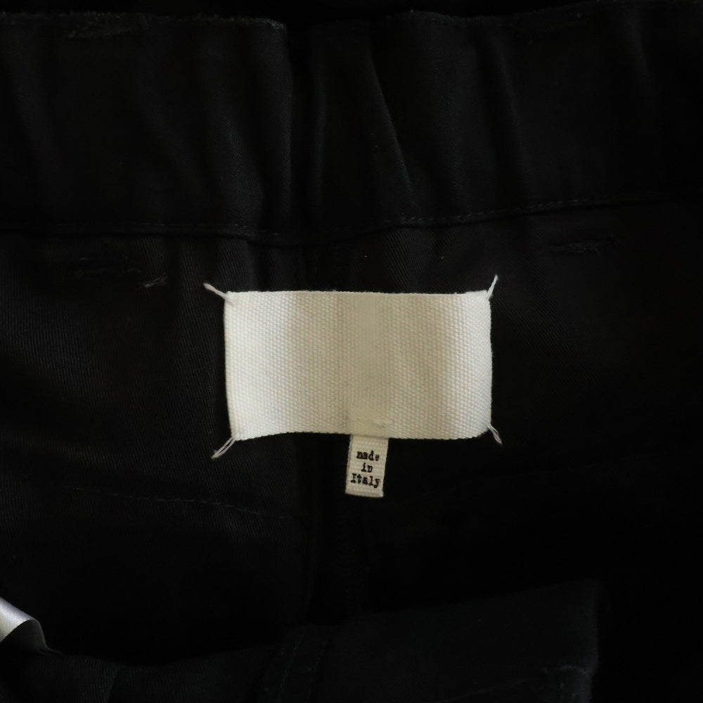 Maison Margiela(メゾンマルジェラ) 24SS Relaxed Tailored Trousers リラックス テーラード トラウザーズ スケーターチノ ワイドパンツ レディース ブラック