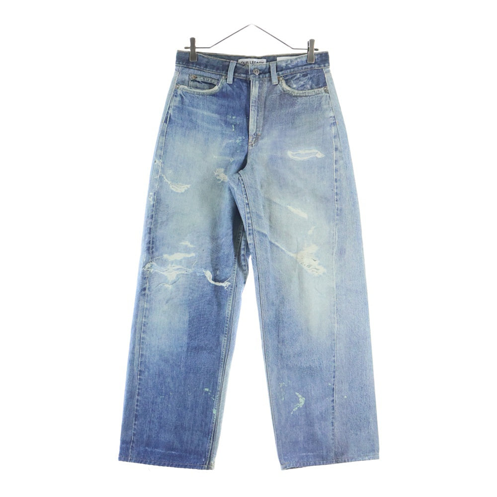 OUR LEGACY(アワーレガシー) Full Cut Digital Denim Print フルカットデジタルデニムプリント インディゴ 808119 レディース