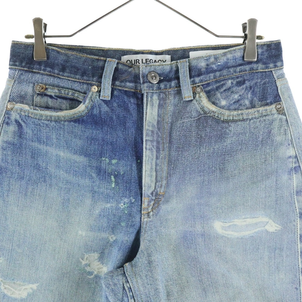 OUR LEGACY(アワーレガシー) Full Cut Digital Denim Print フルカットデジタルデニムプリント インディゴ 808119 レディース