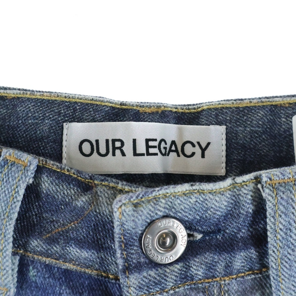 OUR LEGACY(アワーレガシー) Full Cut Digital Denim Print フルカットデジタルデニムプリント インディゴ 808119 レディース