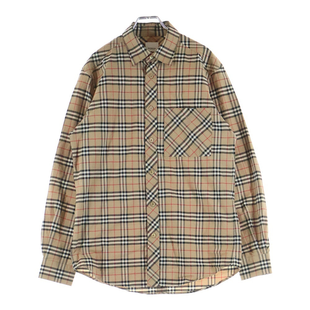BURBERRY(バーバリー) Checkered long-sleeved shirt チェック総柄 