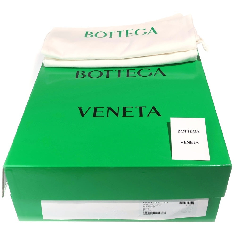 BOTTEGA VENETA(ボッテガヴェネタ) PUDDLE ANKLE BOOTパドル アンクルラバーブーツ シューズ ブラック 640043 V00P0