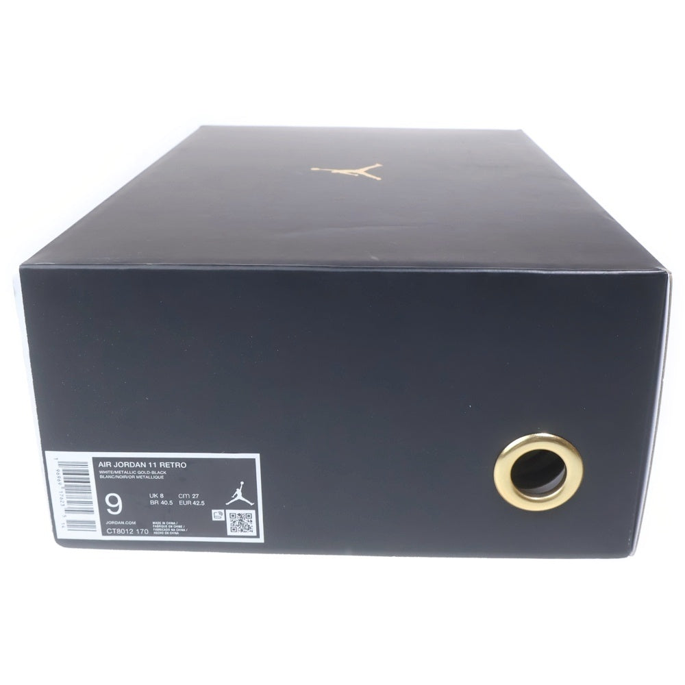 NIKE(ナイキ) AIR JORDAN 11 RETRO Gratitude CT8012-170 エアジョーダン11 レトロ グラティテュード ミッドカットスニーカー ホワイト/ブラック US9/27cm