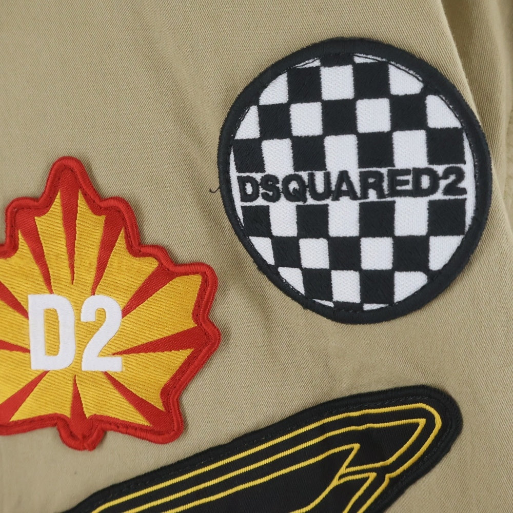 DSQUARED2(ディースクエアード) 20SS 長袖シャツ ベージュ S74DM0380 S49573