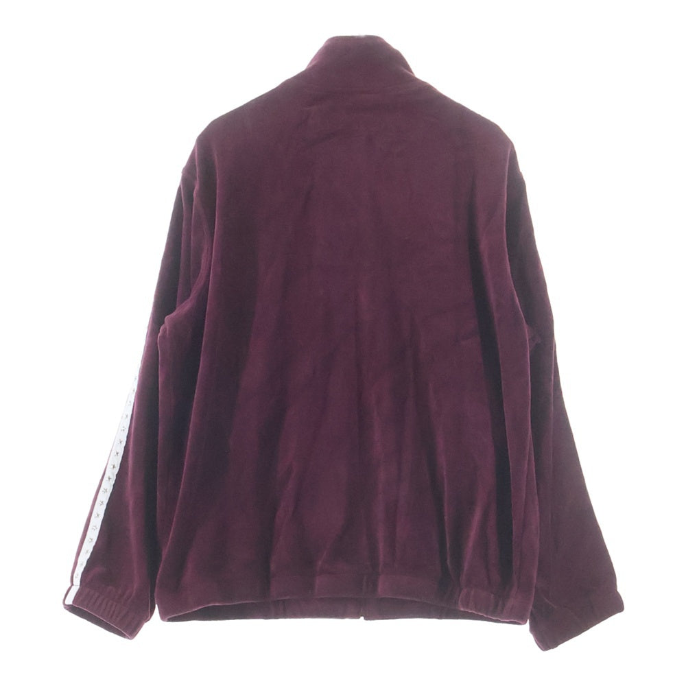 SUPREME(シュプリーム) 22AW Studded Velour Track Jacket スタースタッズ ベロア ジップアップジャケット ジャージ レッド