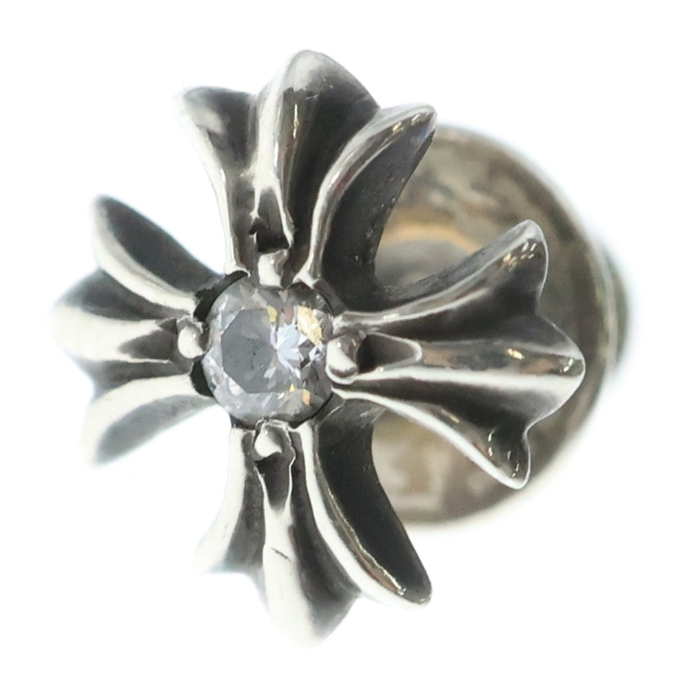 CHROME HEARTS(クロムハーツ) No2 CH PLS DIA CHプラス 1ダイヤ スタッドピアス シルバー BCA388