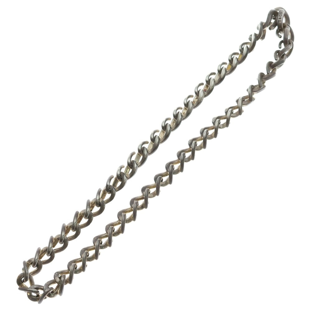 TIFFANY & Co.(ティファニー) Forge Medium Link Necklace フォージ ミディアム リンク ネックレス シルバー