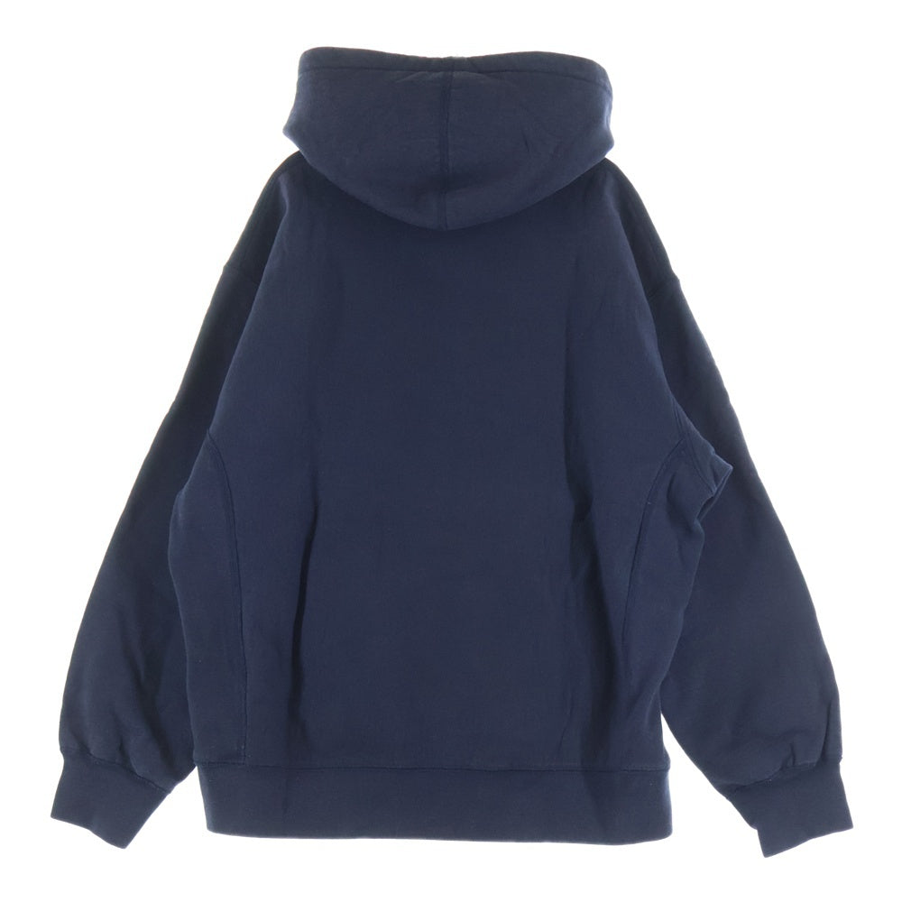 SUPREME(シュプリーム) 20AW Cross box logo Hooded Sweat Shirts クロスボックスロゴ フーデッド シャツ プルオーバーパーカー ネイビー