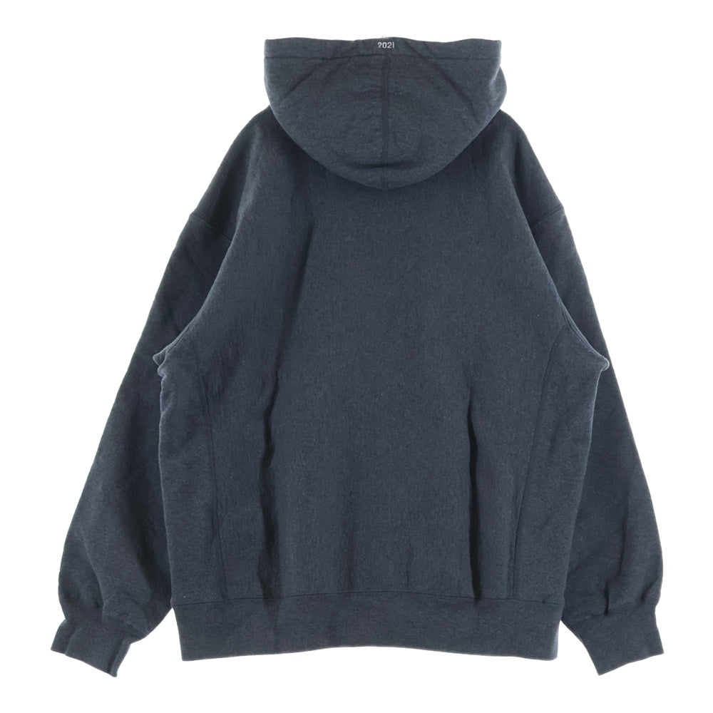 SUPREME(シュプリーム) 21AW Box Logo Hooded Sweatshirt ボックスロゴ フーデッドスウェットシャツ プルオーバーパーカー グレー