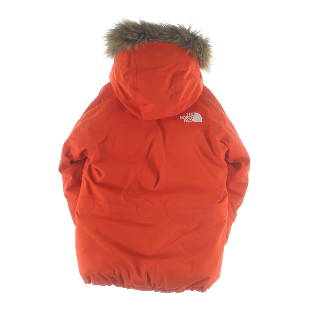 THE NORTH FACE(ザノースフェイス) ANTARCTICA PARKA GORE-TEX アンタークティカ パーカー ゴアテックス ロゴ刺繍 ファー付き フーデッドダウンジャケット アウター オレンジ ND91707