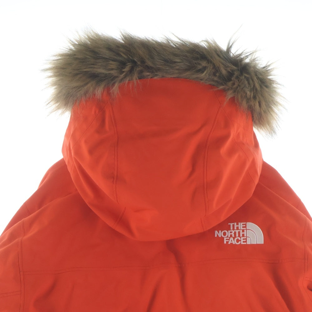 THE NORTH FACE(ザノースフェイス) ANTARCTICA PARKA GORE-TEX アンタークティカ パーカー ゴアテックス ロゴ刺繍 ファー付き フーデッドダウンジャケット アウター オレンジ ND91707