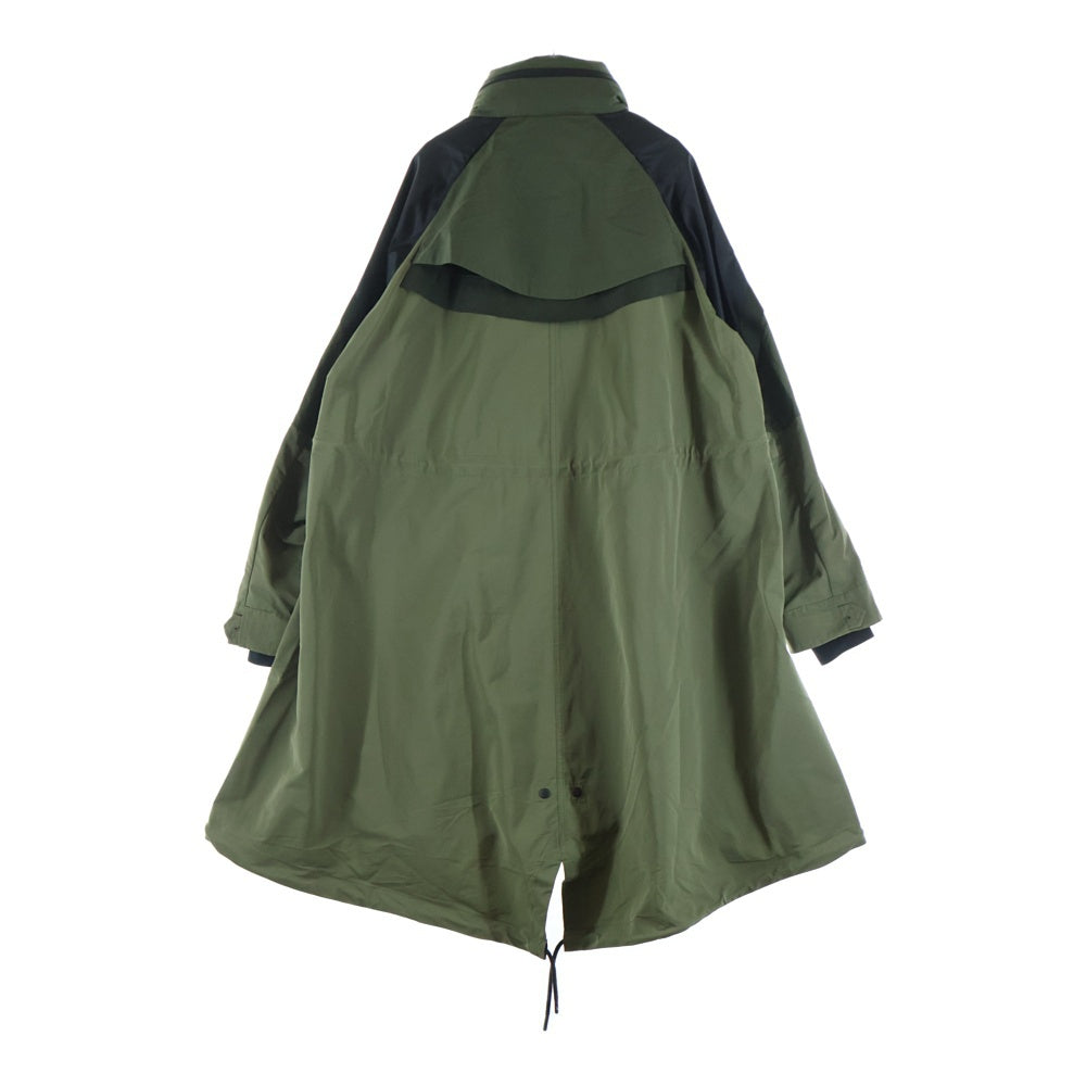 Sacai(サカイ) ×NIKE NRG Trench Jacket レイヤード フロントロゴ トレンチジャケット カーキ