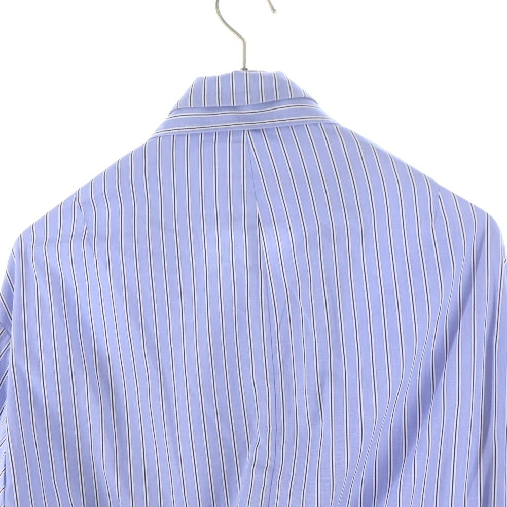 Sacai(サカイ) Thomas Mason Cotton Poplin Jacket コットンポプリンジャケット ストライプ柄 胸ポケット ホワイト/ブルー 23-03037M