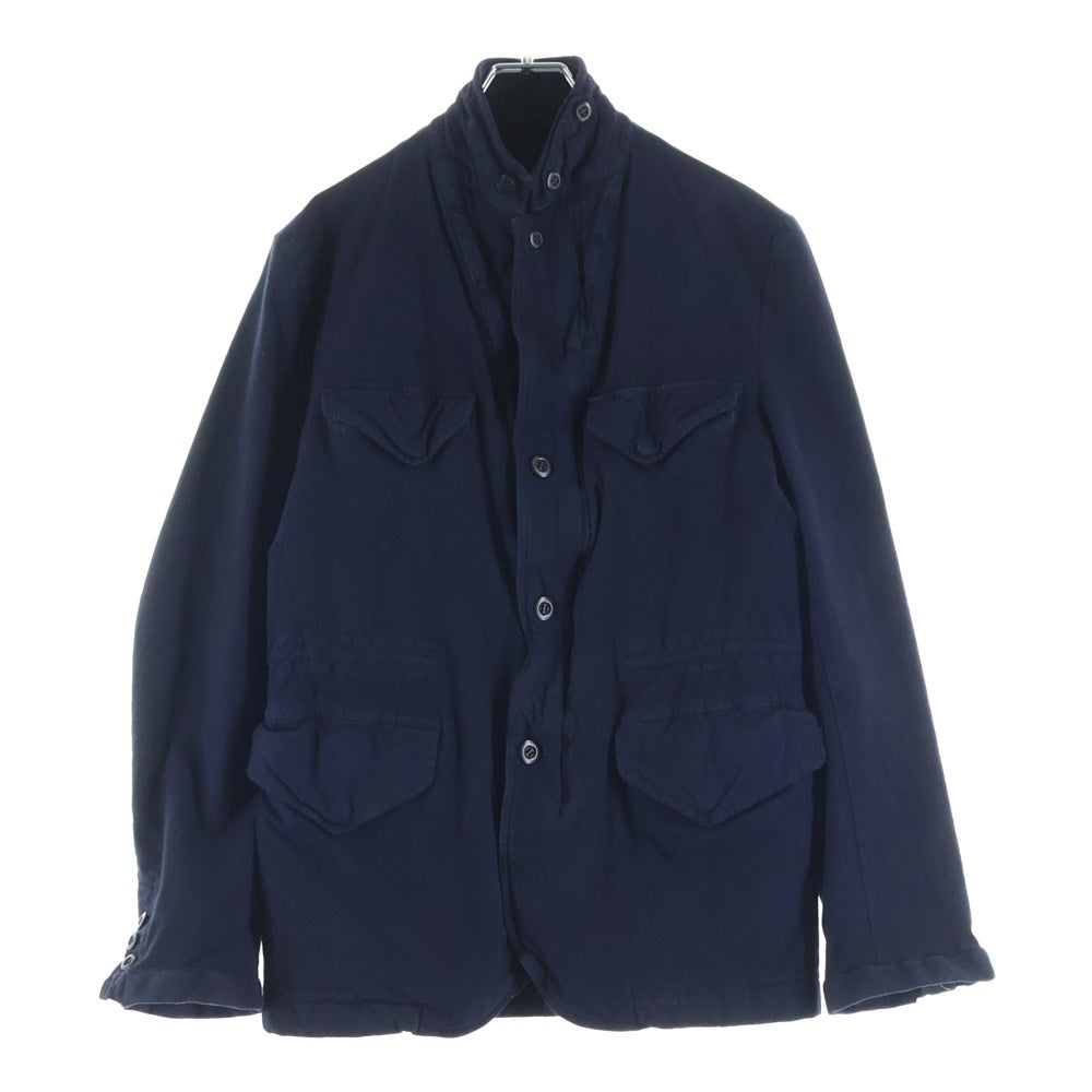 COMME des GARCONS(コムデギャルソン) M-65 フィールドミリタリージャケット フロントジップボタン 4フラップポケット HR-J010 ネイビー