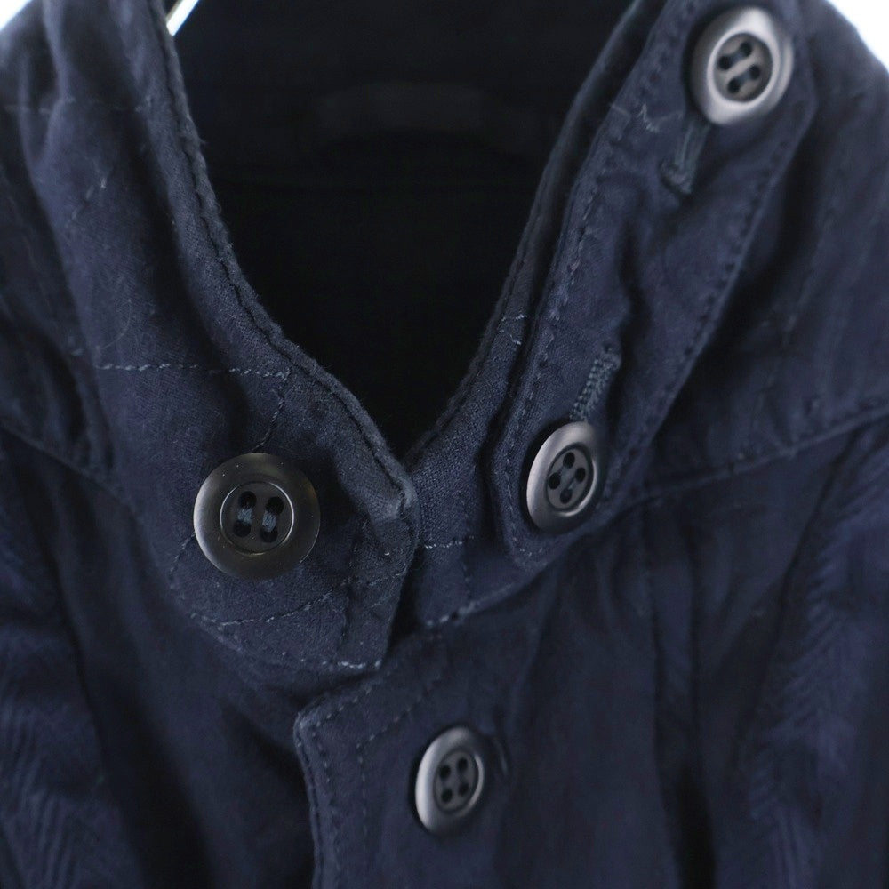 COMME des GARCONS(コムデギャルソン) M-65 フィールドミリタリージャケット フロントジップボタン 4フラップポケット HR-J010 ネイビー