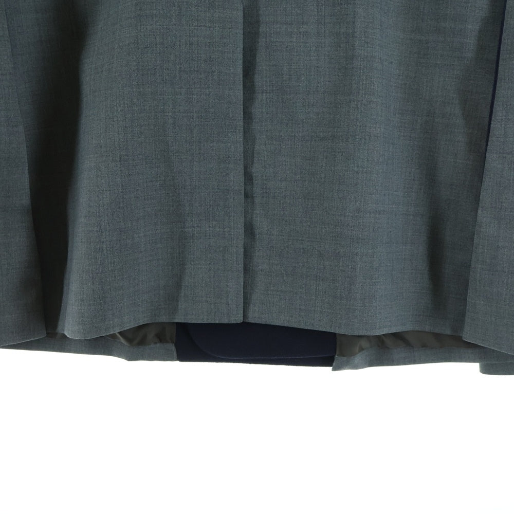Sacai(サカイ) Suiting Jacket Vネック テーラードジャケット 2フリップポケット グレー 22-02801M