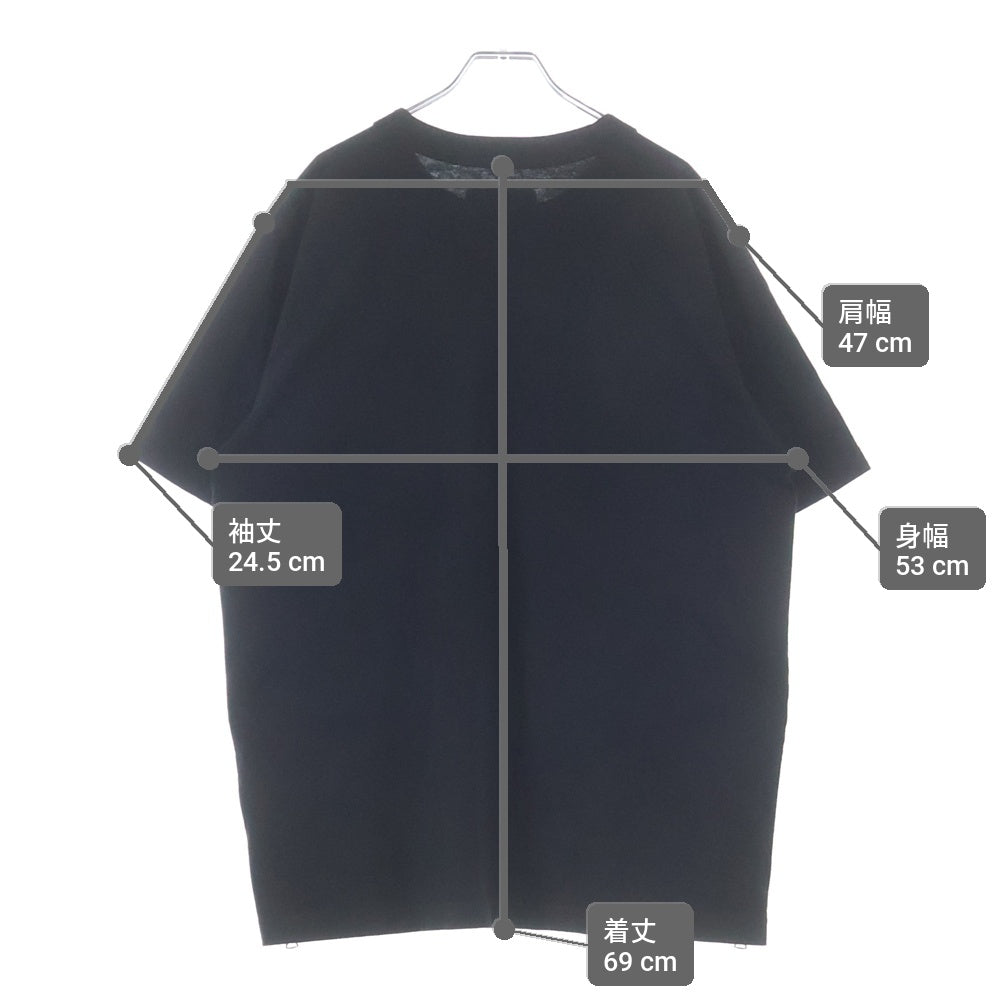 Carhartt WIP(カーハート ダブリューアイピー) 24SS ×sacai T-Shirt サカイ 半袖Tシャツ ブラック 24-0725S