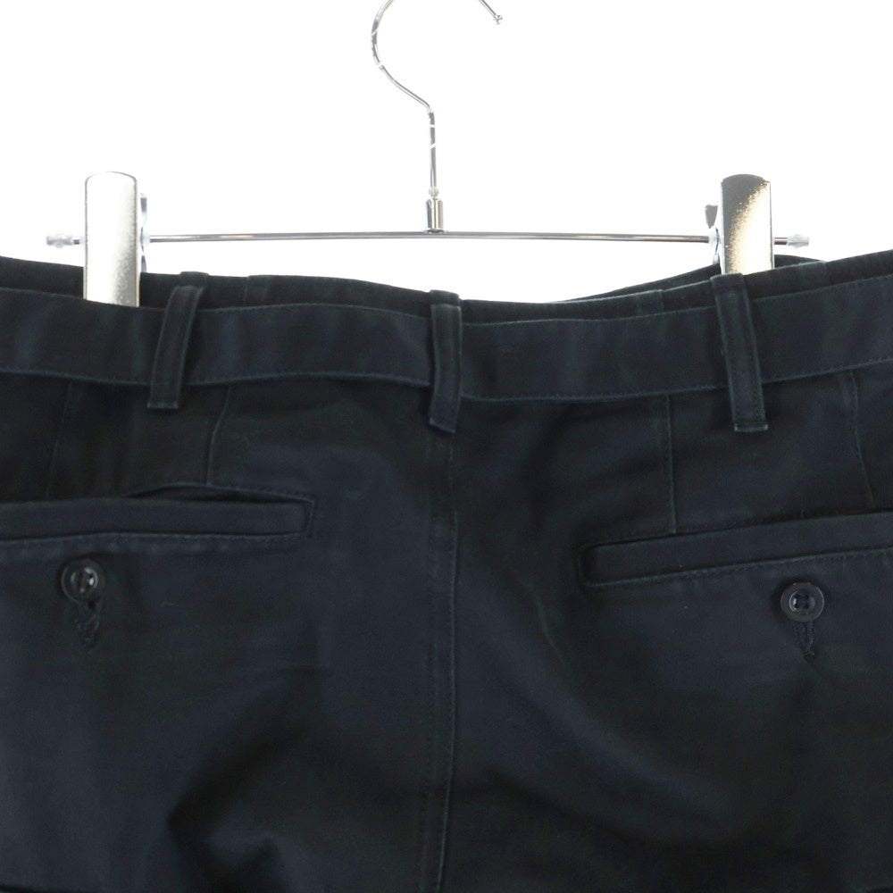 Sacai(サカイ) Cotton Chino Pants ウエストベルト カーゴパンツ ブラック 25-03768M