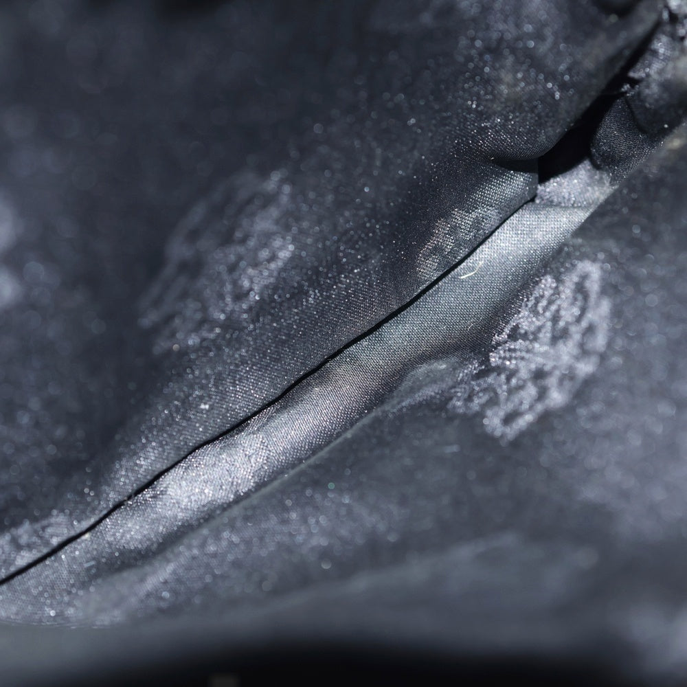 CHROME HEARTS(クロムハーツ) LIL SPOON リルスプーン クロスボタンレザー財布 ブラック/シルバー