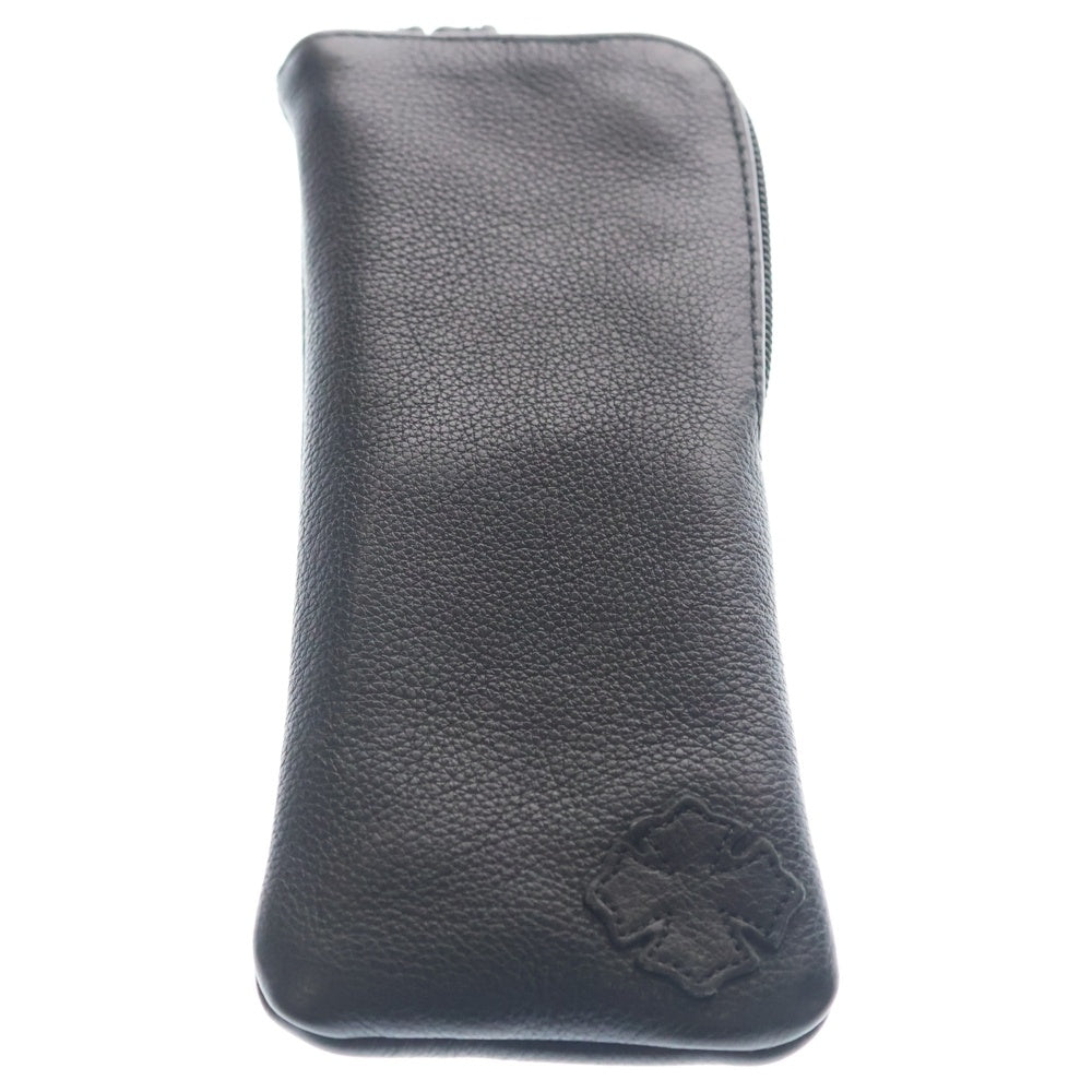 CHROME HEARTS(クロムハーツ) COX UCKER CHクロステンプル ウェリントンアイウェア 眼鏡 ブラック/ゴールド ※度入り