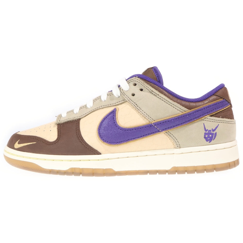 NIKE(ナイキ) DUNK LOW PRM SETUBUN DQ5009-268 ダンク プレミアム 節分 ローカットスニーカー ブラウン/パープル US10.5/28.5cm