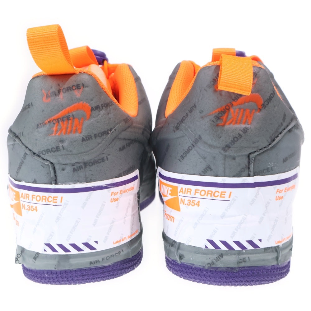 NIKE(ナイキ) AIR FORCE 1 LOW EXPERIMENTAL SUNS CZ1528-001 エアフォース1 ロー エクスペリメンタル サンズ ローカットスニーカー シューズ グレー/オレンジ US10.5/28.5cm