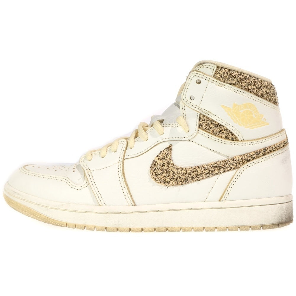 NIKE(ナイキ) Jordan 1 High OG Craft Vibrations of Naija FD8631-100 エアジョーダン1 ハイ OG クラフト バイブレーションズ オブ ナイジャ ハイカットスニーカー US10/28cm