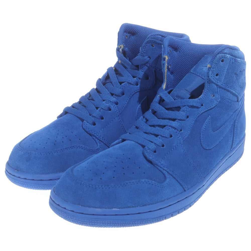 NIKE(ナイキ) Air Jordan 1 Retro High Blue Suede 332550-404 エアジョーダン1 レトロ ハイ ブルー ハイカットスニーカー スウェード