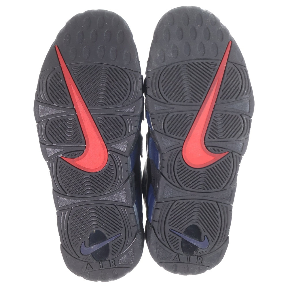 NIKE(ナイキ) AIR MORE UPTEMPO 96 BLACK AND UNIVERSITY RED DJ4400-001 エアモアアップテンポ ブラック アンド ユニバーシティレッド ハイカットスニーカー US9/27.0cm
