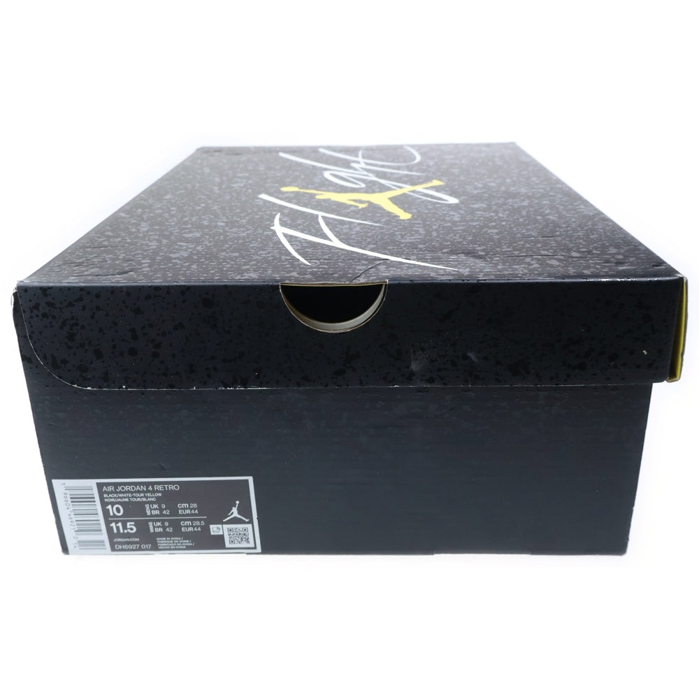 NIKE(ナイキ) AIR JORDAN 4 RETRO THUNDER 2023 DH6927-017 エアジョーダン4 レトロ サンダー ハイカットスニーカー ブラック/イエロー US0/28cm