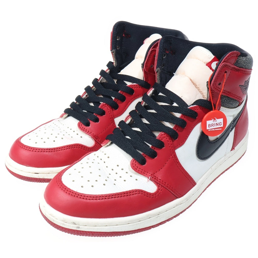 NIKE(ナイキ) AIR JORDAN 1 LOST & FOUND CHICAGO DZ5485-612 エアジョーダン1 ロスト ファウンド シカゴ ハイカットスニーカー ホワイト/レッド/ブラック US10/28cm