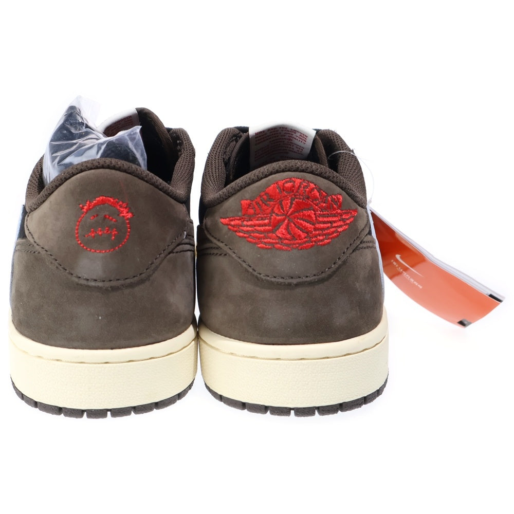 NIKE(ナイキ) ×TRAVIS SCOTT AIR JORDAN 1 LOW OG SP-T CQ4277-001 トラヴィススコット エアジョーダン ローカットスニーカー US10.5/28.5cm ブラウン/ブラック