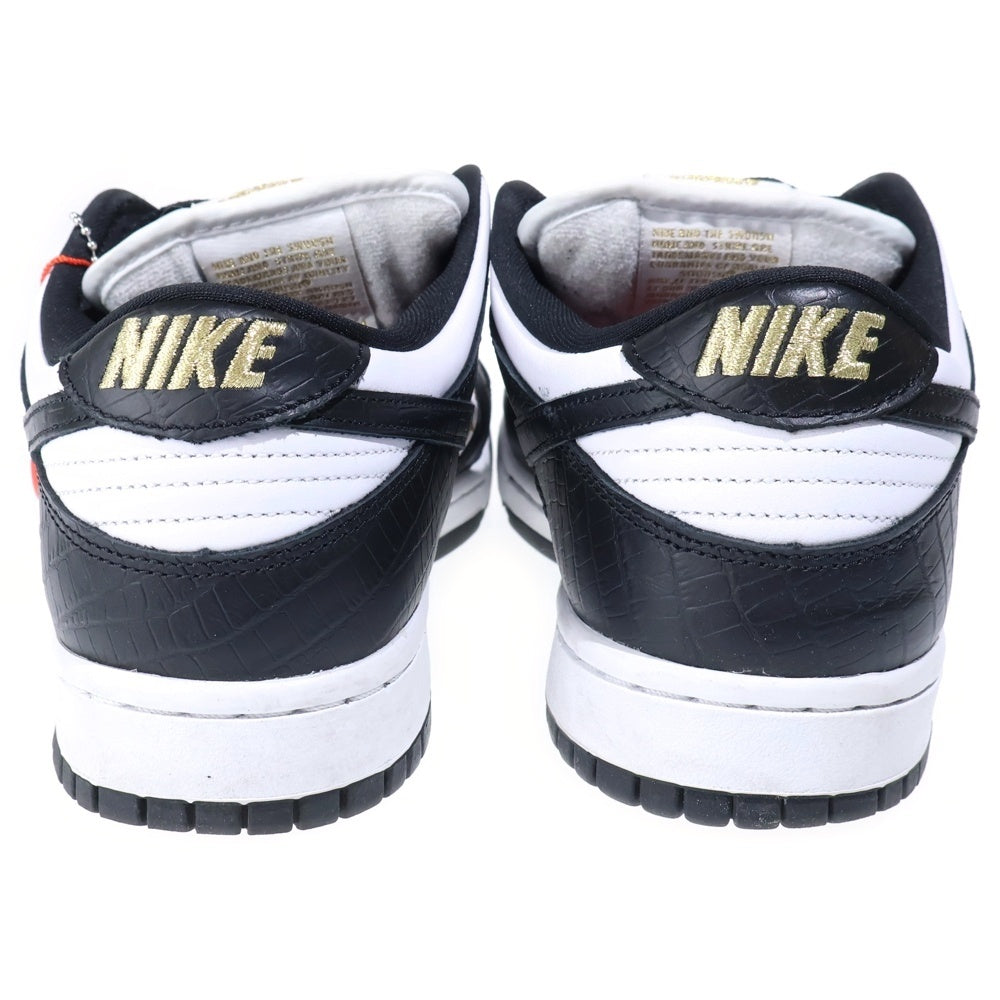 NIKE(ナイキ) ×DUNK LOW OG QS DH3228-102 シュプリーム ダンクロー ローカットスニーカー ホワイト/ブラック/ゴールド US9.5/27.5cm