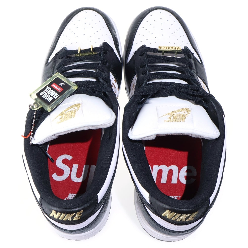 NIKE(ナイキ) ×DUNK LOW OG QS DH3228-102 シュプリーム ダンクロー ローカットスニーカー ホワイト/ブラック/ゴールド US9.5/27.5cm