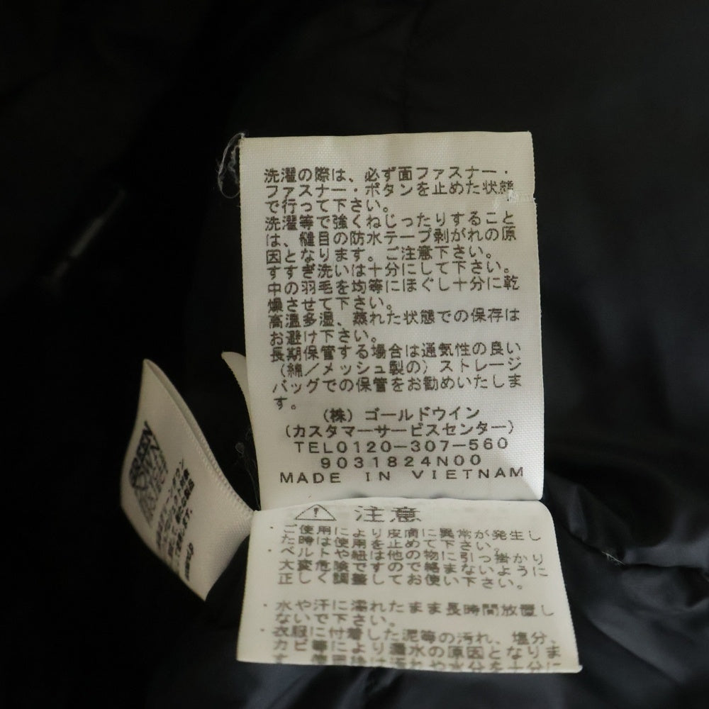 THE NORTH FACE(ザノースフェイス) MOUNTAIN DOWN JACKET GORE-TEX ゴアテックス フーデッド マウンテン ダウンジャケット ブラック ND91930