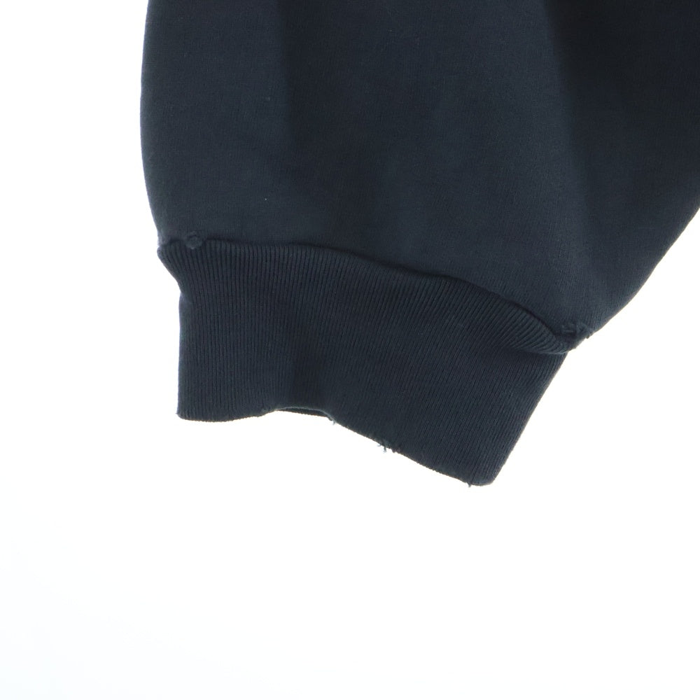 BALENCIAGA(バレンシアガ) Large Fit Hoodie ラージフィットフーディー プリントプルオーバーパーカー ブラック 803265 TRVA2